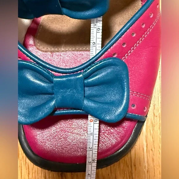 John Fluevog MINI BIPS OPEN-TOE SLINGBACKS  sz 6.5/ 7 run large - Picture 5 of 9